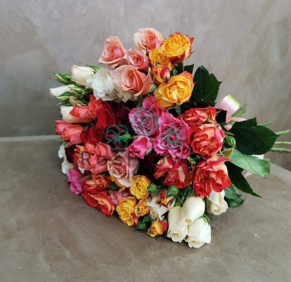 Букет цветов из: Розы в Солнечногорске-7
