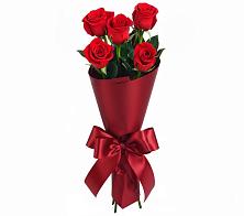 Букет 5 Красных роз Эдлесс Лав в Солнечногорске-7