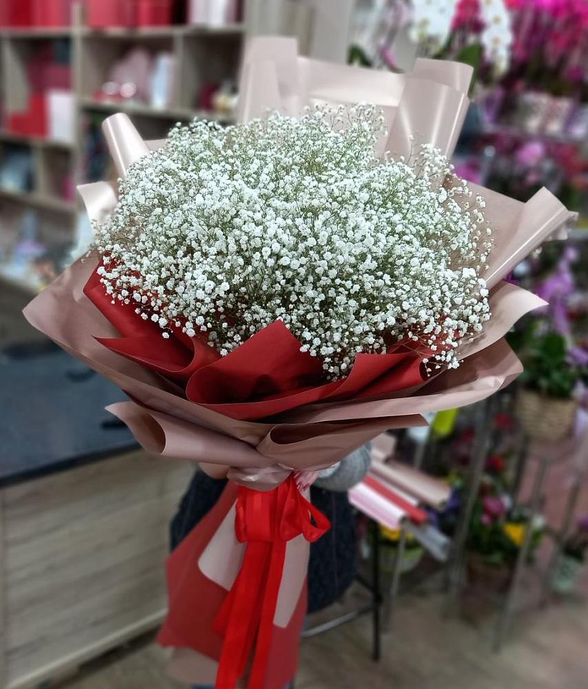 Букет Белые хлопья в Солнечногорске-7 Букет цветов из: Гипсофила в Солнечногорске-7