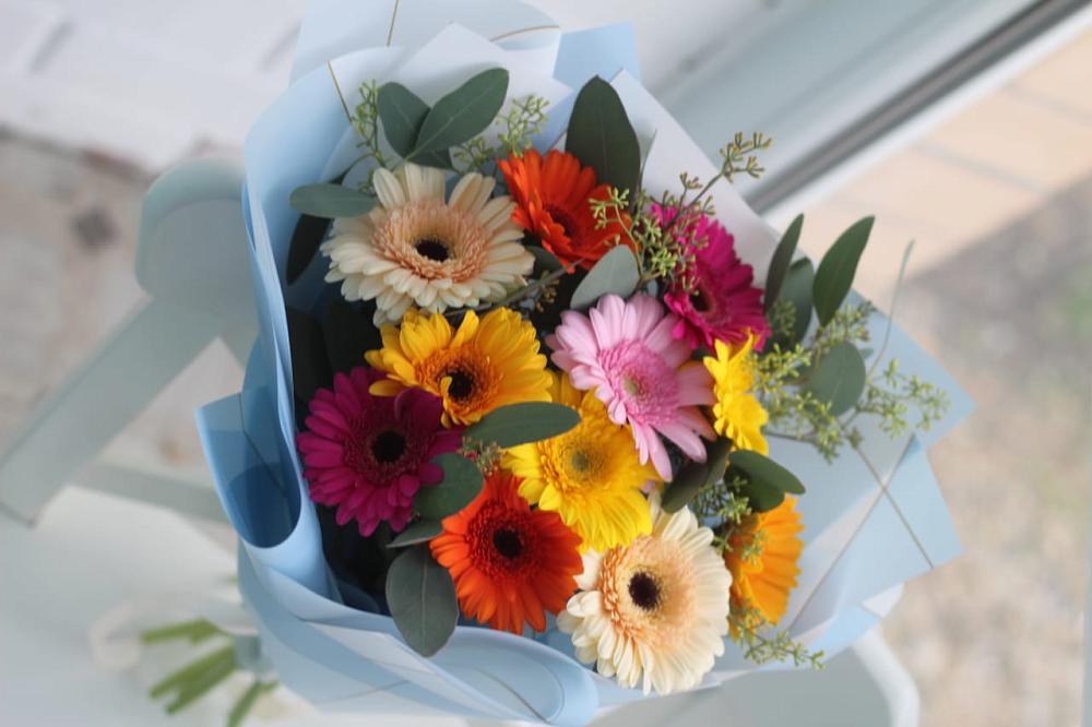 Букет цветов из: Герберы в Солнечногорске-7