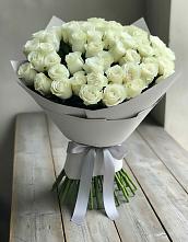Букет 35 Белых роз в Солнечногорске-7
