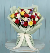 Букет цветов из:  Розы в Солнечногорске-7