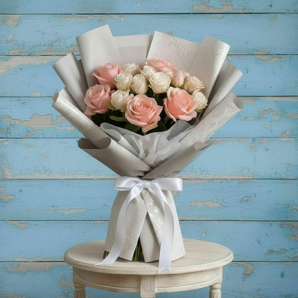 Букет цветов из: Розы в Солнечногорске-7