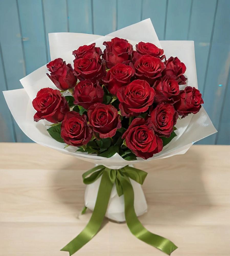 Букет Красные розы в Солнечногорске-7