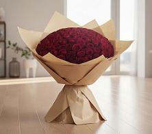 Букет 101 Красная роза в Солнечногорске-7