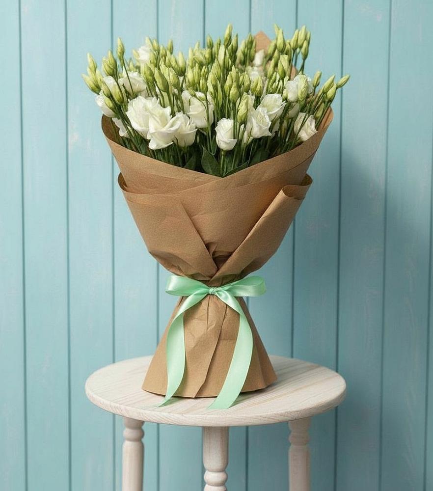 Букет цветов из: Лизиантусы в Солнечногорске-7