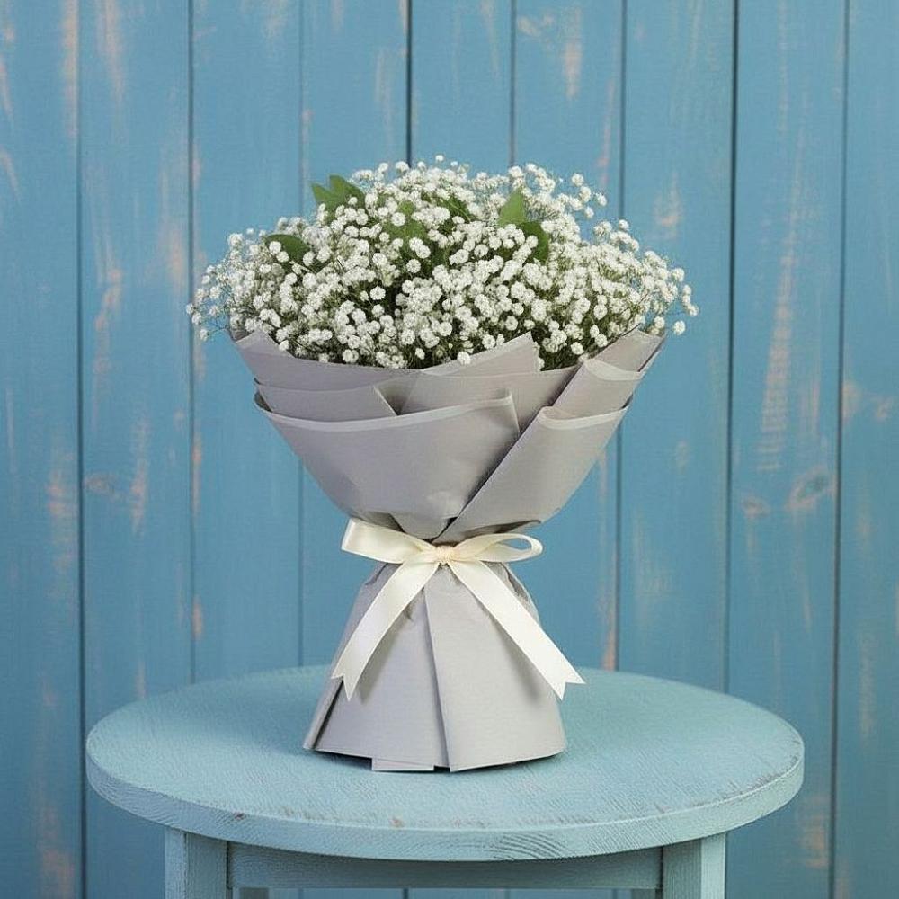 Букет цветов из: Гипсофила в Солнечногорске-7