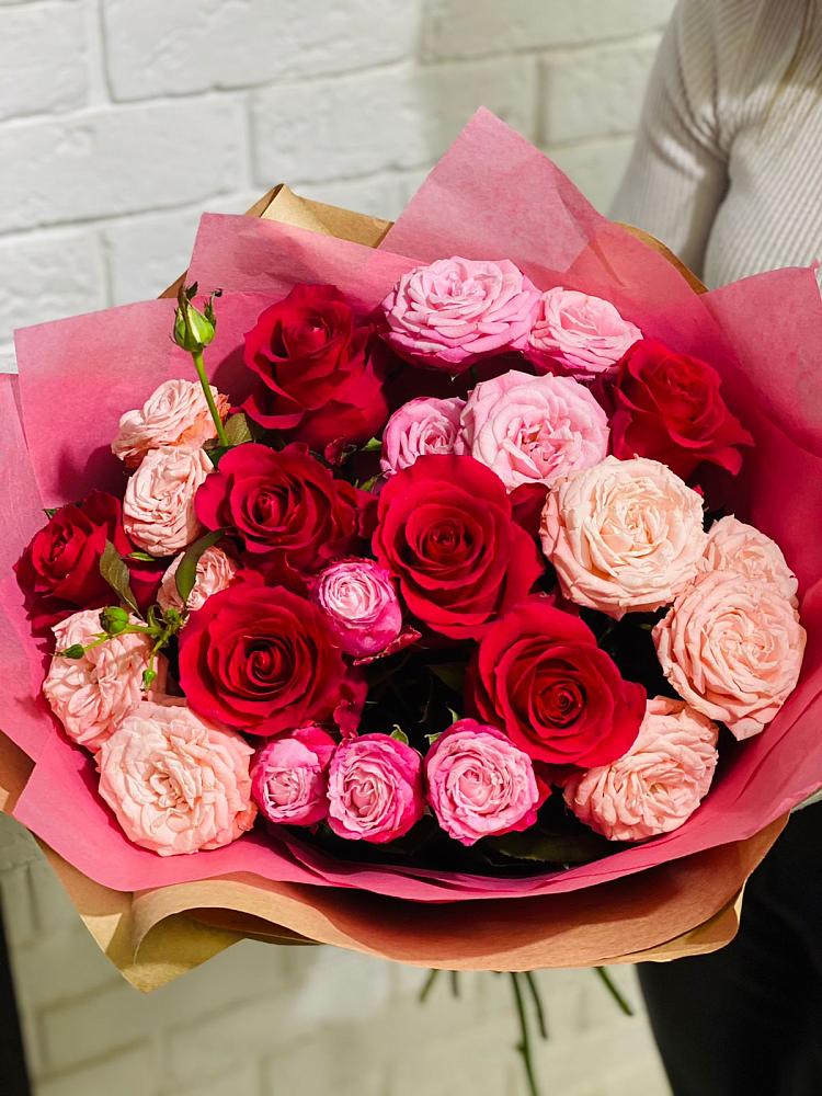 Букет цветов из: Розы в Солнечногорске-7