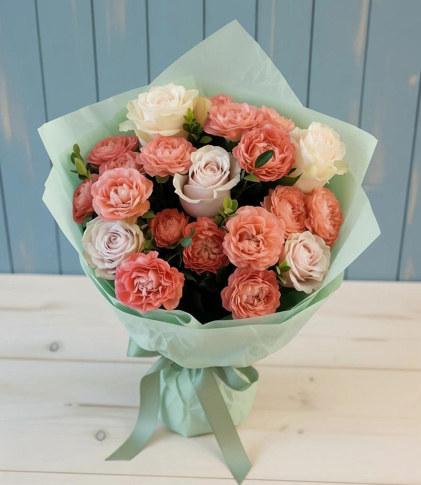 Букет цветов из: Розы в Солнечногорске-7