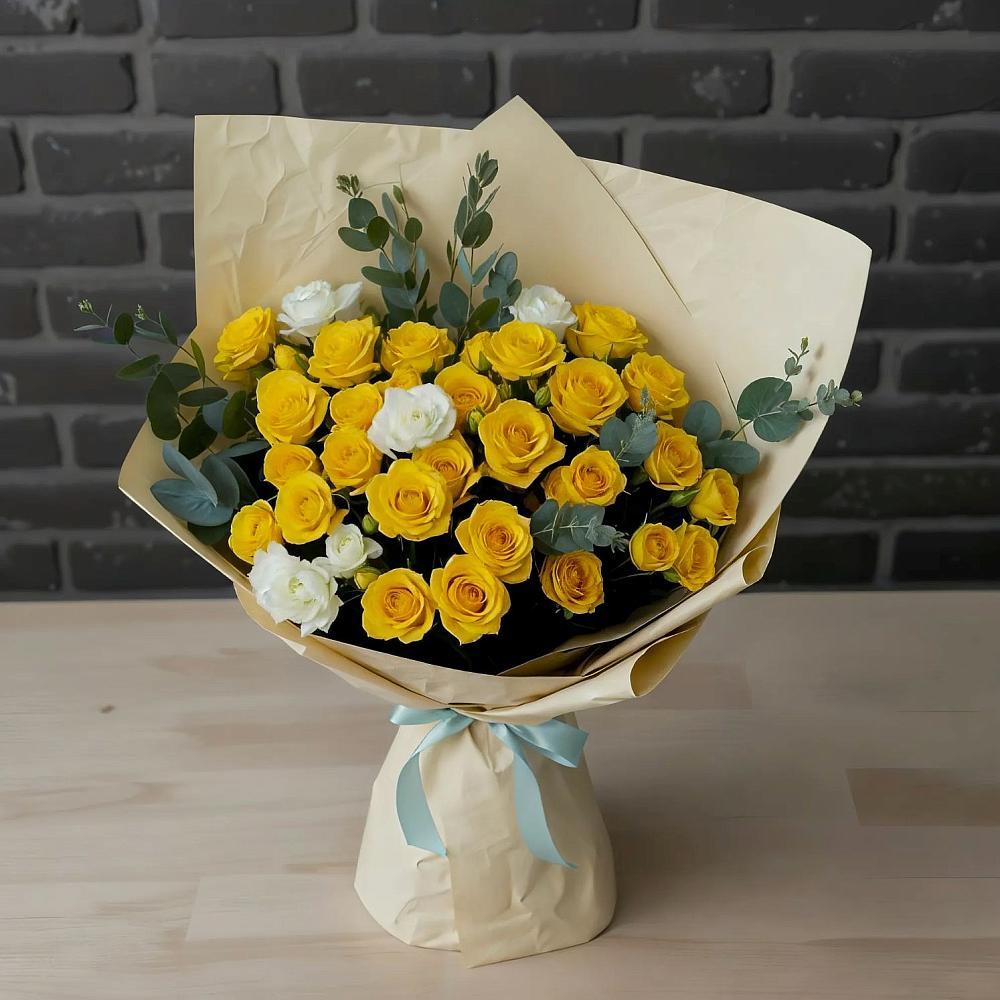 Букет цветов из: Розы в Солнечногорске-7
