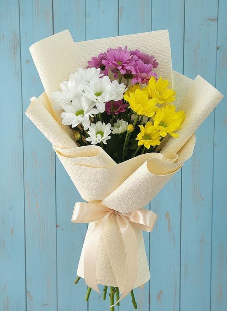 Букет цветов из: Хризантемы в Солнечногорске-7