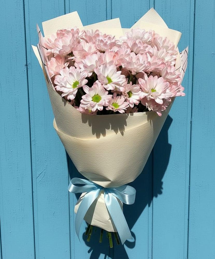 Букет цветов из: Хризантемы в Солнечногорске-7