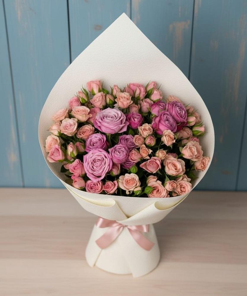 Букет цветов из: Розы в Солнечногорске-7
