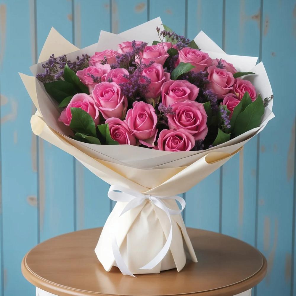 Букет цветов из: Розы в Солнечногорске-7