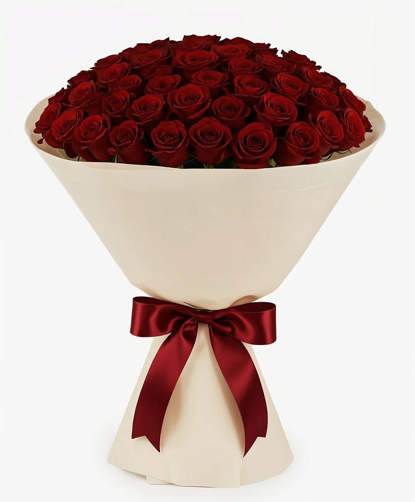 Букет 101 Бордовая роза Блэк Бакарра в Солнечногорске-7