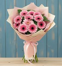 Букет цветов из:  Герберы в Солнечногорске-7