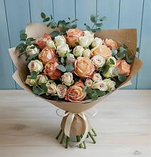 Букет цветов из:  Альстромерии и Розы #REPLACE_PRED# Солнечногорске-7